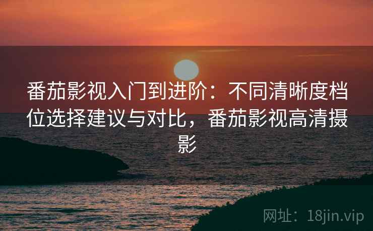 番茄影视入门到进阶：不同清晰度档位选择建议与对比，番茄影视高清摄影