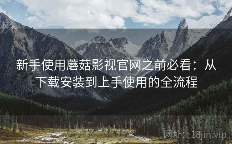新手使用蘑菇影视官网之前必看:从下载安装到上手使用的全流程 新手使用蘑菇影视官网之前必看:从下载安装到上手使用的全流程